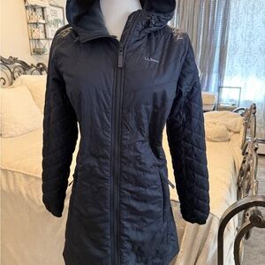 Women’s L.L. Bean Fleece-Lined Primaloft Coat Size Medium